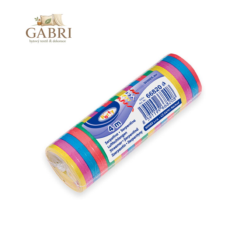 Serpentína (PAP) Pruhy 7mm x 4m [1 role]