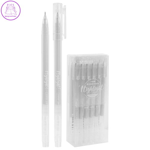 Pero gelové M&G Highlight 0,6 mm/stříbrné