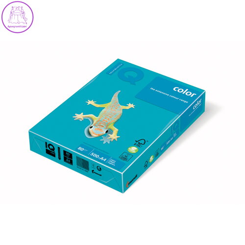 Kopírovací papír A4 IQ 80g color azúrově modrý