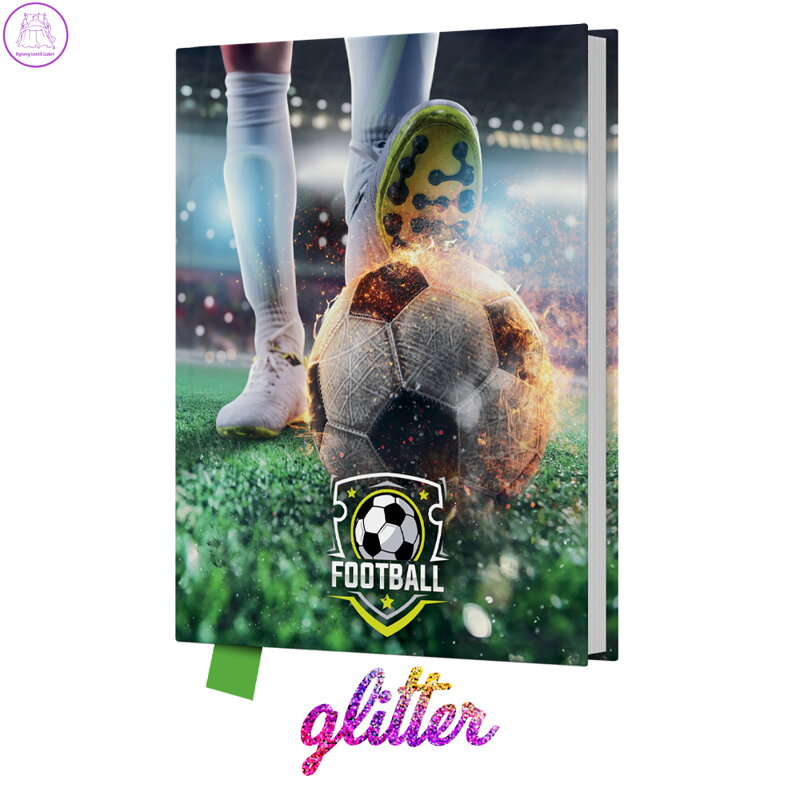 Památník JUNIOR 14x18 cm, 80 list. čistý - Football