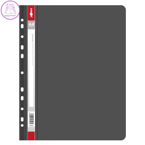 Rychlovazač s europerforací PP/A4, černý