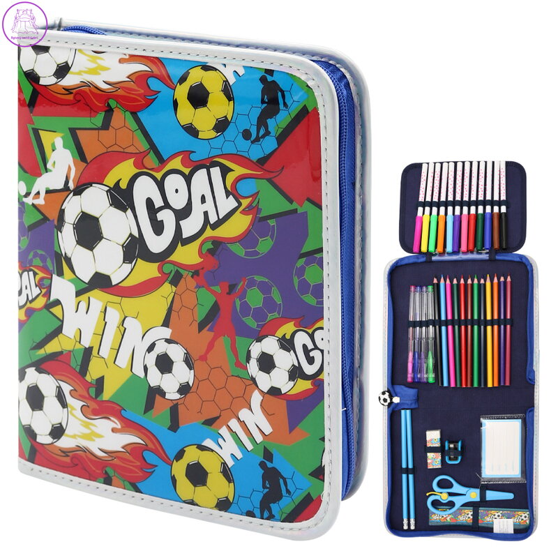 Výtvarná sada / velký penál 36 ks - Football