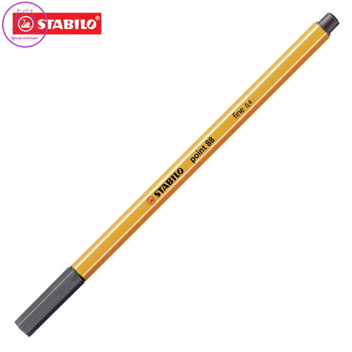 Liner STABILO point 88 tmavě šedý