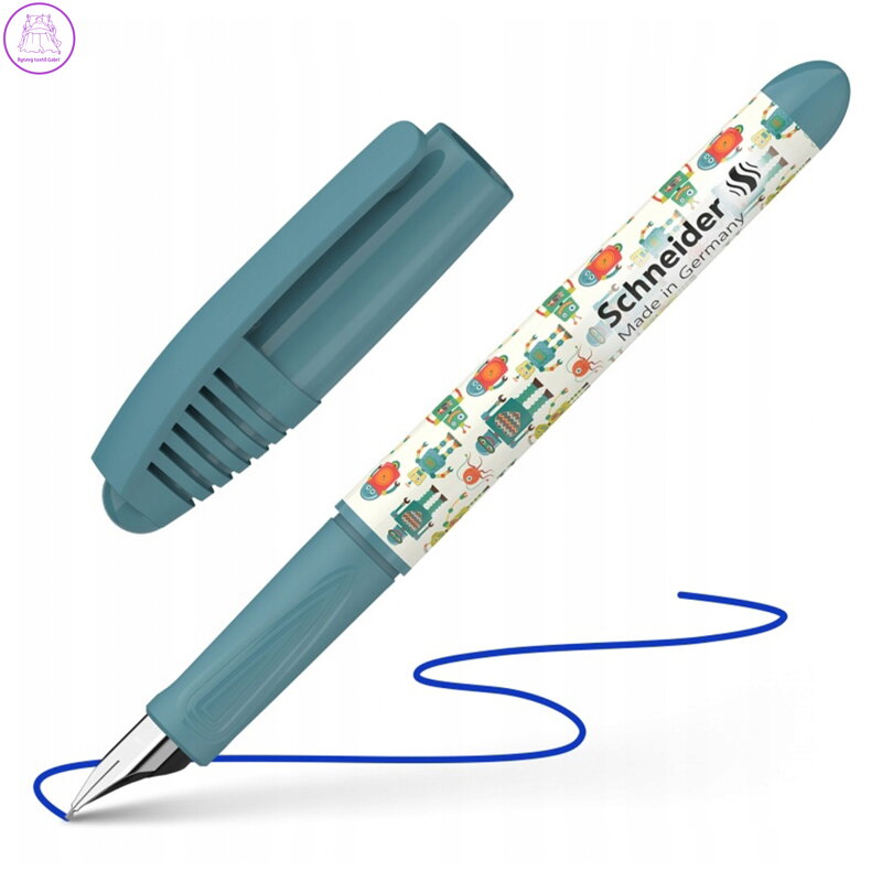 Pero bombičkové Schneider Zippi Cool Robots - modrá náplň