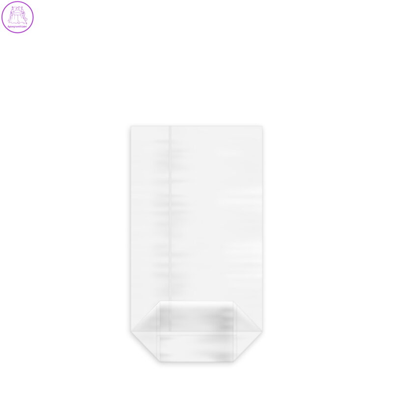 Sáček čirý (OPP) s křížovým dnem 9,5 x 16 + 4 cm