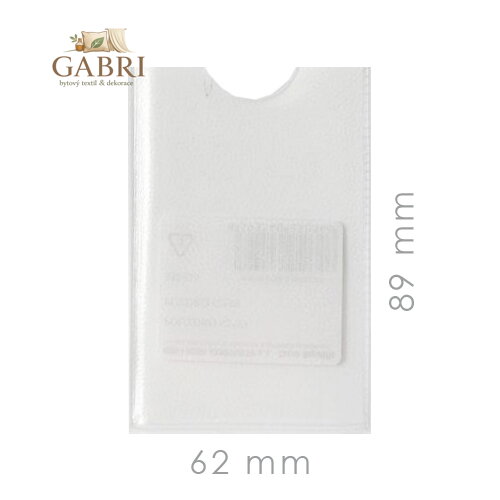 Pouzdro PVC 62 x 89 mm