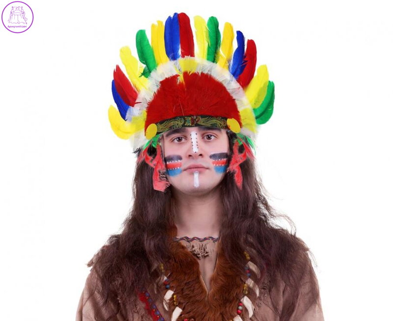 Indiánská čelenka Apačov
