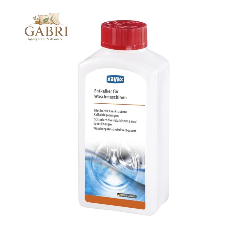 Odvápňovací přípravek pro pračky XAVAX 250 ml