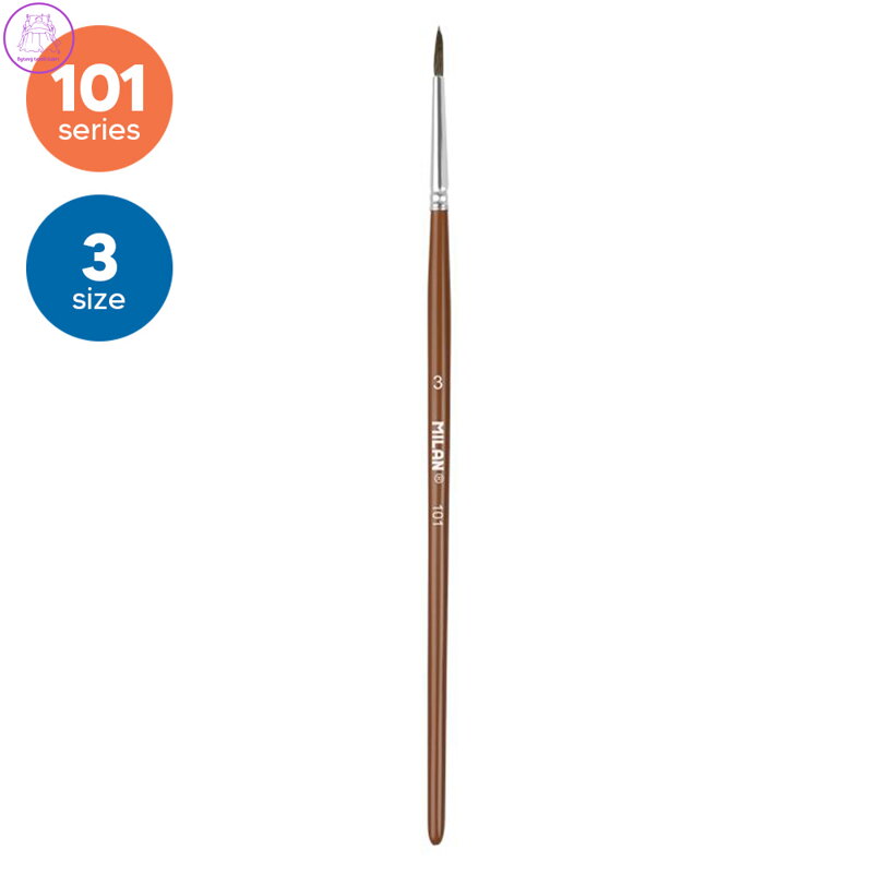 Štětec kulatý MILAN č.3 - 101