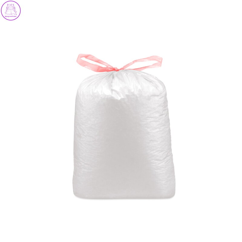 Pytel na odpadky (LDPE) ECONOMY zatahovací bílý 70 x 100 cm 120L [10 ks]