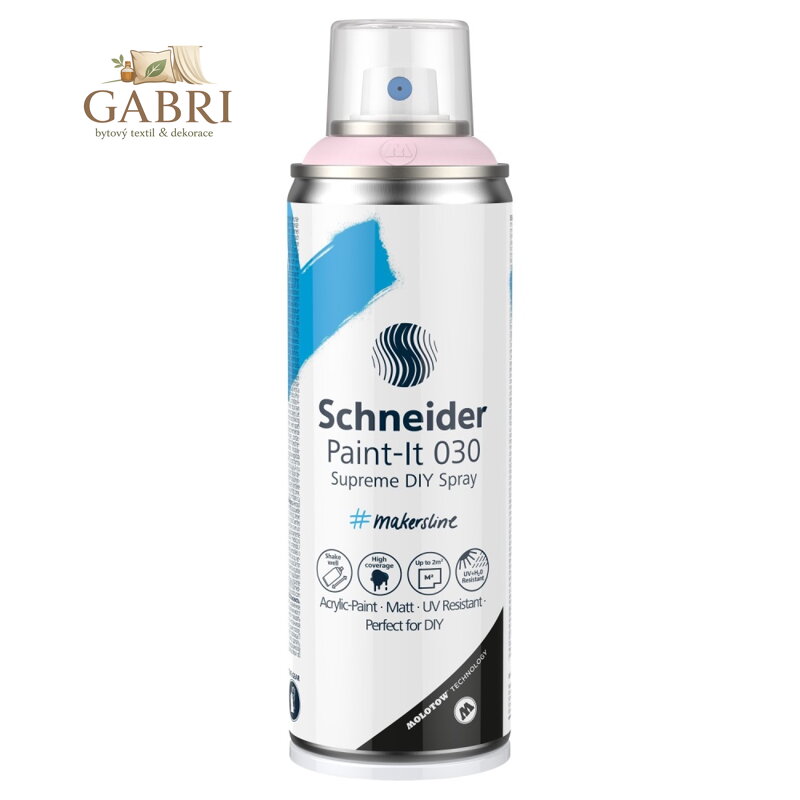 Akrylový sprej Schneider Paint-It 030 - růžový pastel