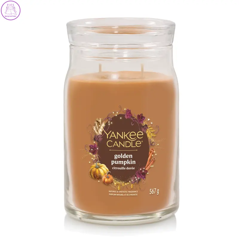 Svíčka Yankee Candle - GOLDEN PUMPKIN, velká