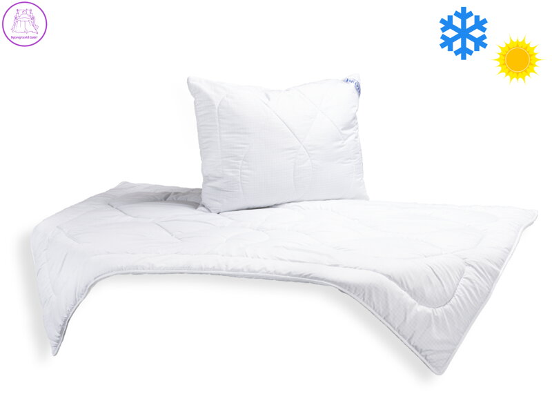 SET Přikrývka AntiStress celoroční 140x200cm 850g + Polštář UNICO AntiStress 70x90cm 900g