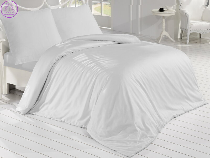 Francouzské povlečení Satén 240x220, 70x90cm Světle šedá