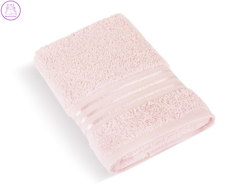 Froté osuška Linie 70x140cm 500g světle růžová