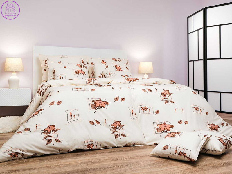 Povlečení bavlna Ibišek banánový 140x200, 70x90 cm II.jakost