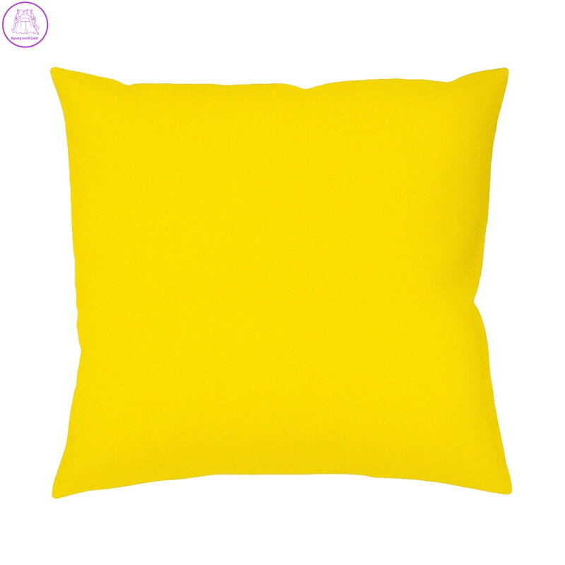 Povlak na polštář jersey tmavě žlutá