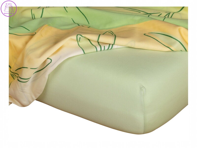 Jersey prostěradlo hrášek