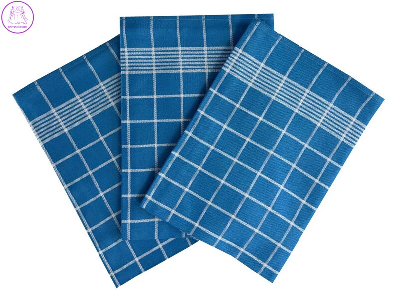 Svitap Utěrka Pozitiv Egyptská bavlna 50x70 cm tyrkys/bílá 3 ks