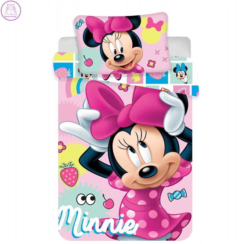 Jerry Fabrics Disney povlečení do postýlky Minnie sweet baby 100x135, 40x60 cm