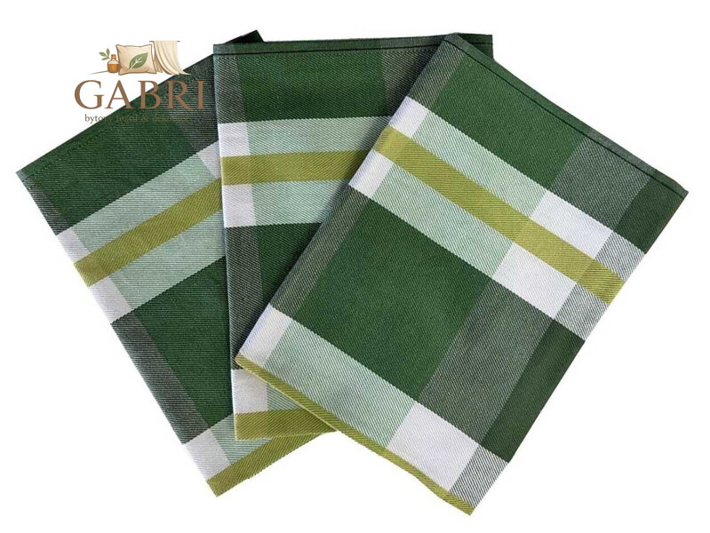 Svitap Utěrka Extra savá 50x70 cm Zeleno-žlutý pruh 3 ks