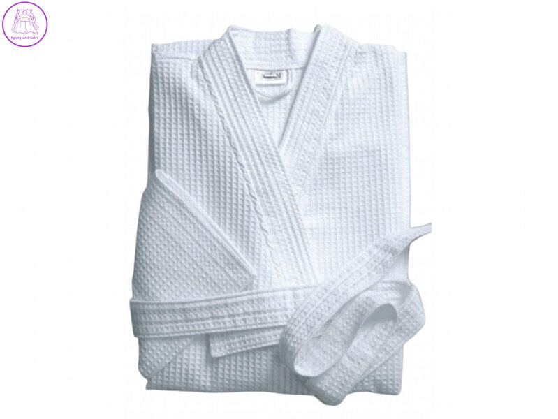 Jerry Fabrics Vaflový župan JF bílá velikost L