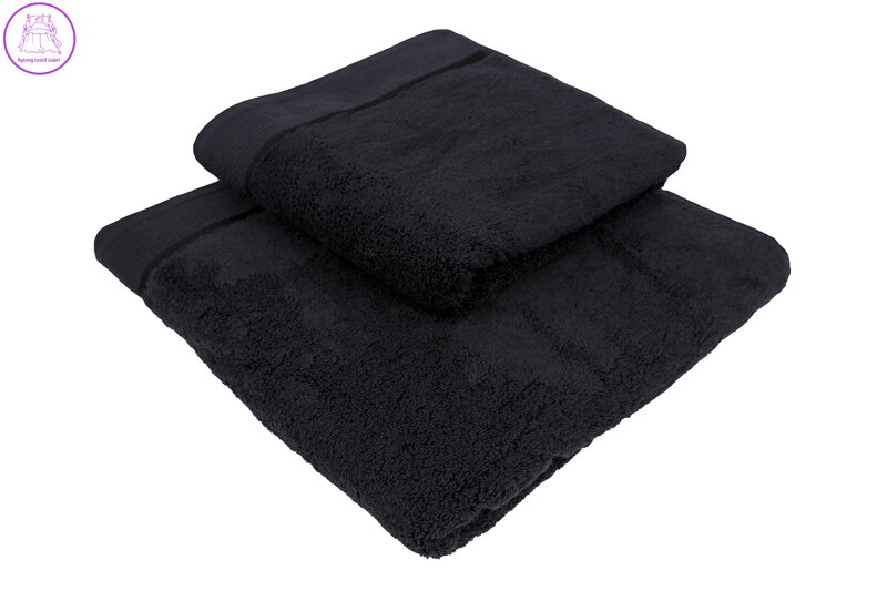 Svitap Ručník Star 50x100 cm černý