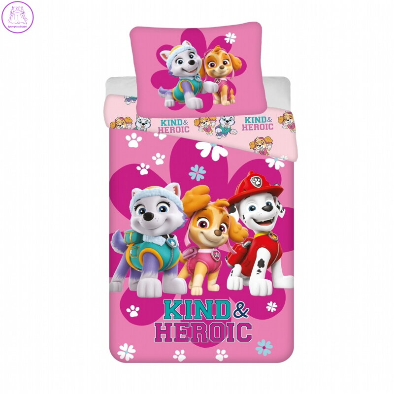 Jerry Fabrics Povlečení Paw Patrol PP 475 Heroic 140x200, 70x90 cm