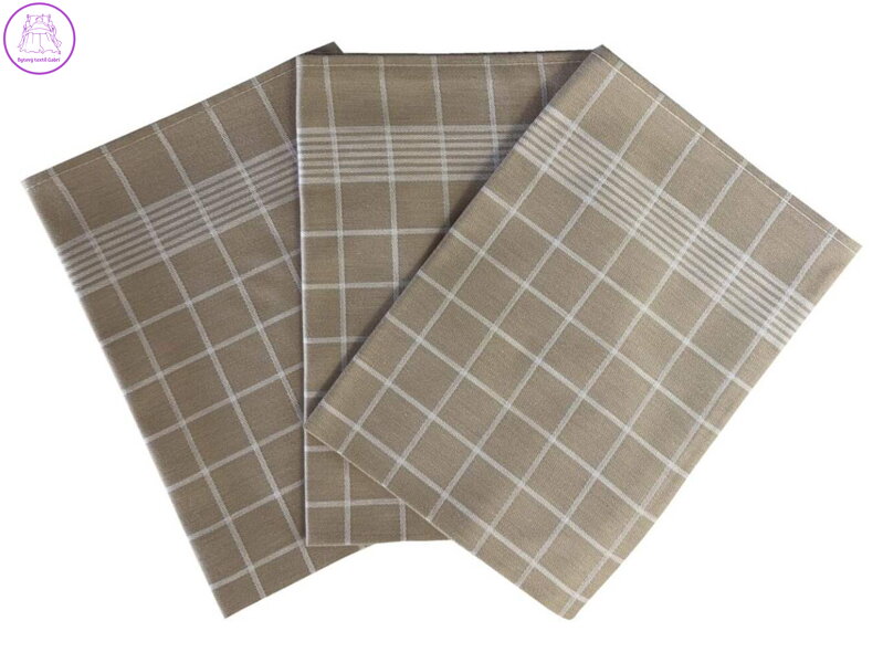 Svitap Utěrka Pozitiv Egyptská bavlna 50x70 cm béžová/bílá 3 ks