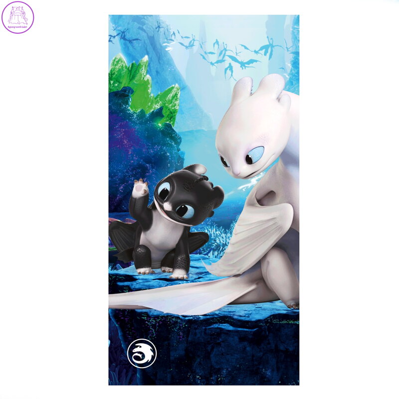 Jerry Fabrics Osuška Jak vycvičit draka 70x140 cm