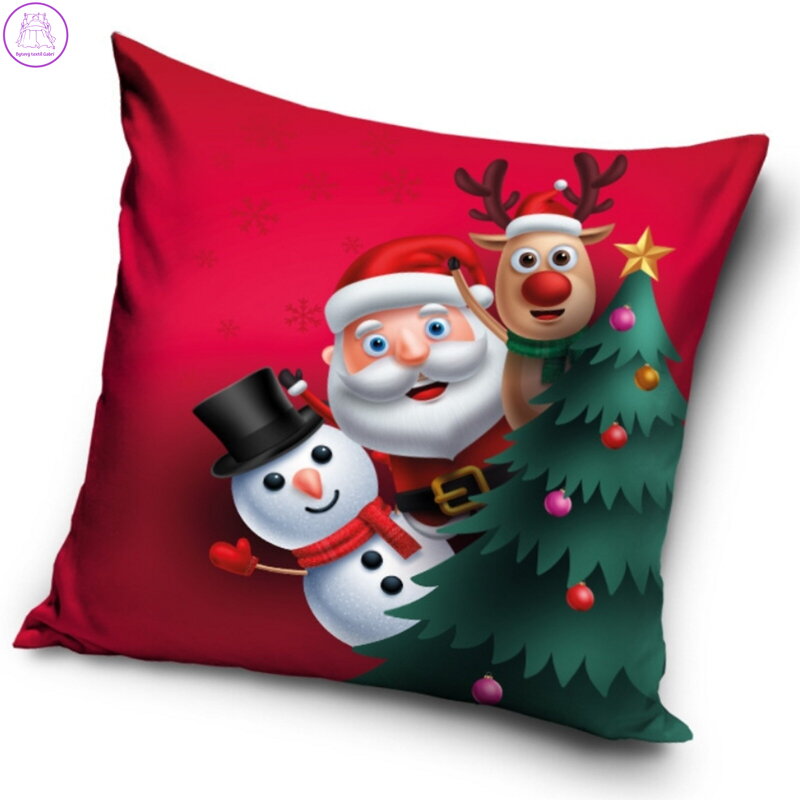 TipTrade Vánoční povlak Pozdravy ze severní pólu 40x40 cm