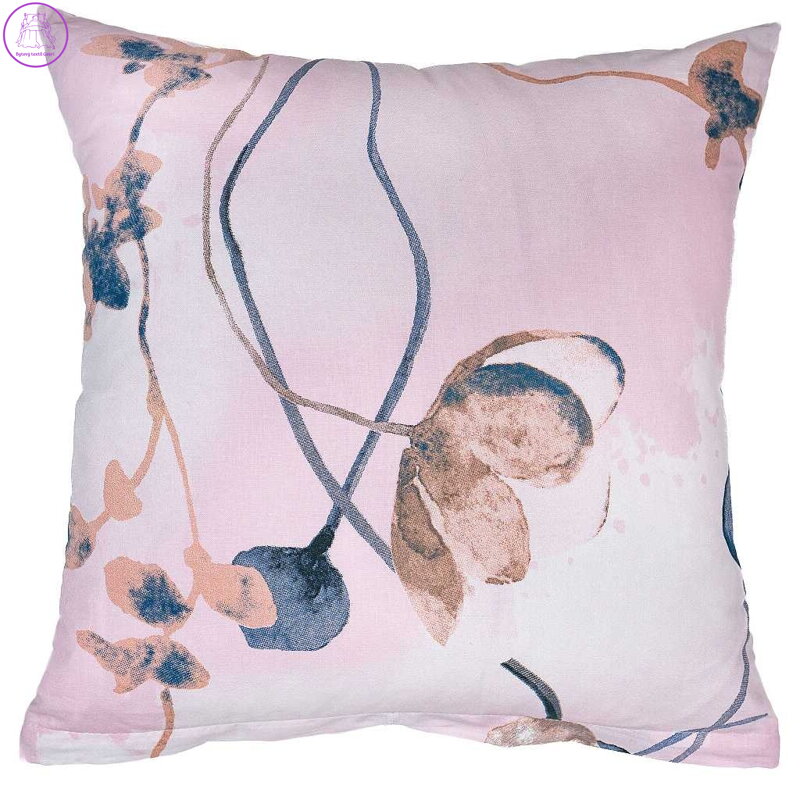 Povlak na polštář bavlna Bloom elegance pudrová