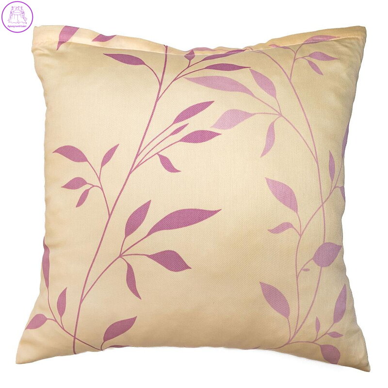 Povlak na polštář flanel Mandevila pudrová na banánovém