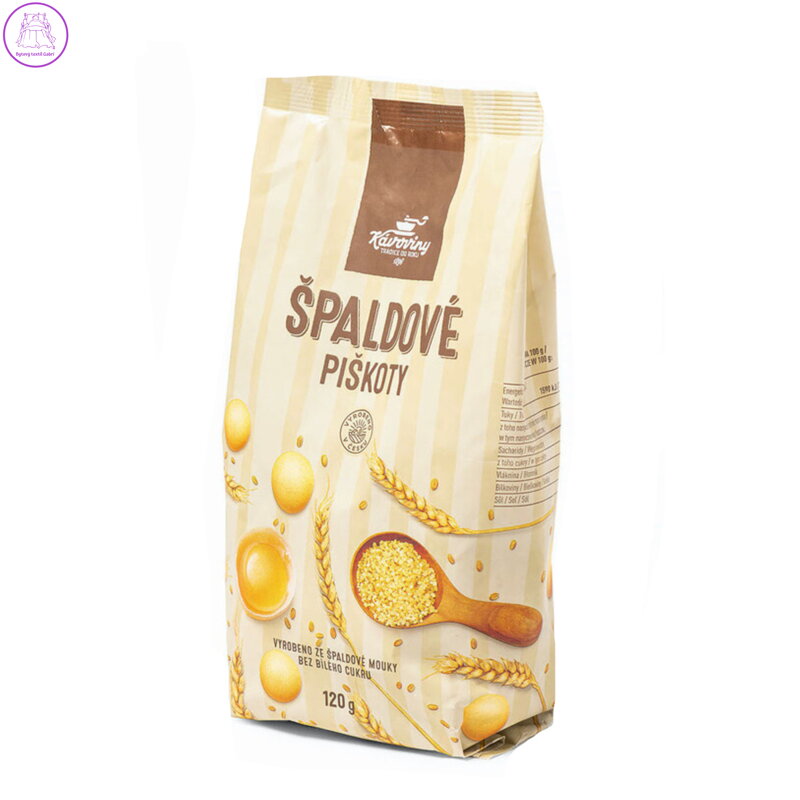 Piškoty špaldové - Kávoviny 120g