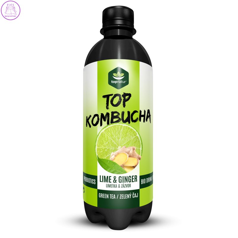 TOP Kombucha Limetka&Zázvor 500 ml