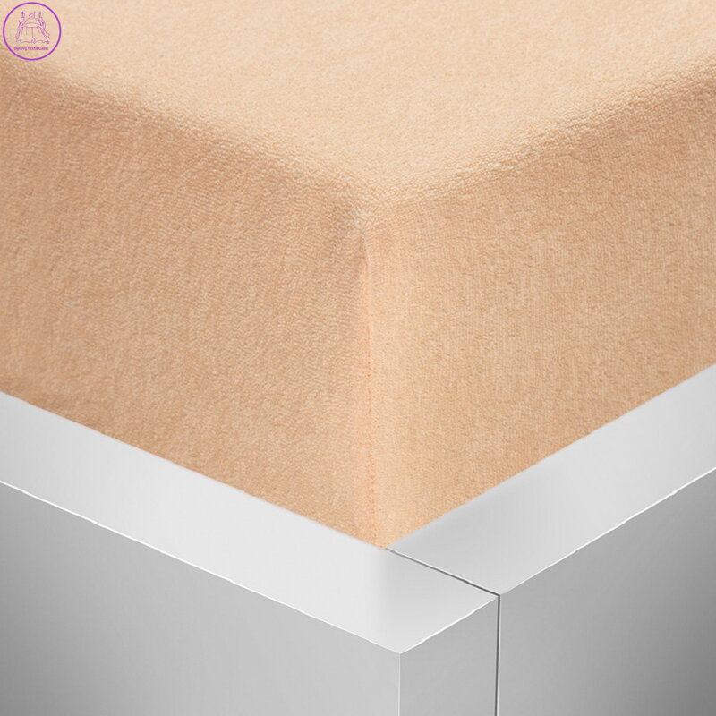 Froté napínací prostěradlo Stanex - lososové, 180 x 200