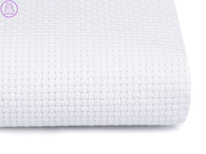 Vyšívací tkanina Kanava šíře 140 cm 54 oček