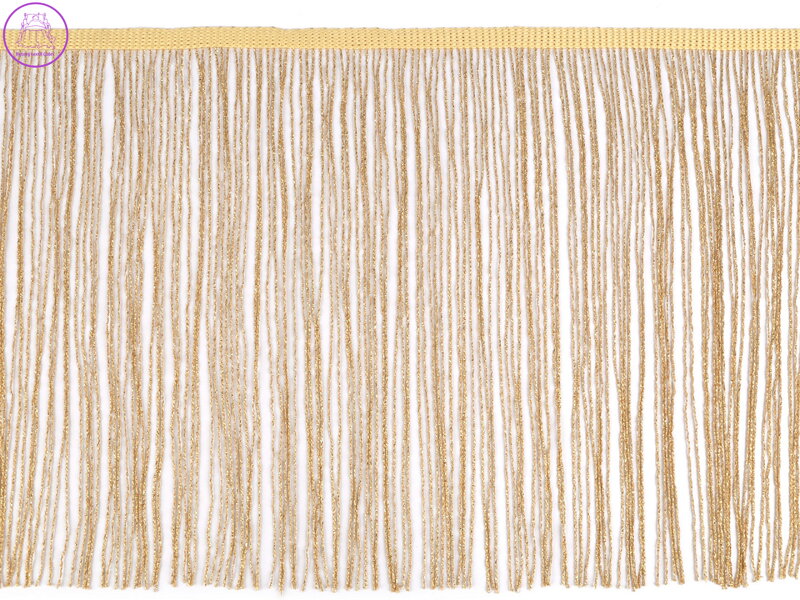 Třásně šíře 25 cm s lurexem