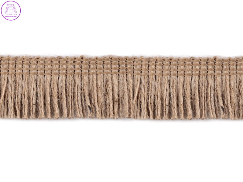 Jutové třásně šíře 32 mm