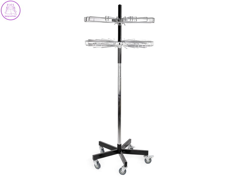 Otočný stojan na šátky 2 patra