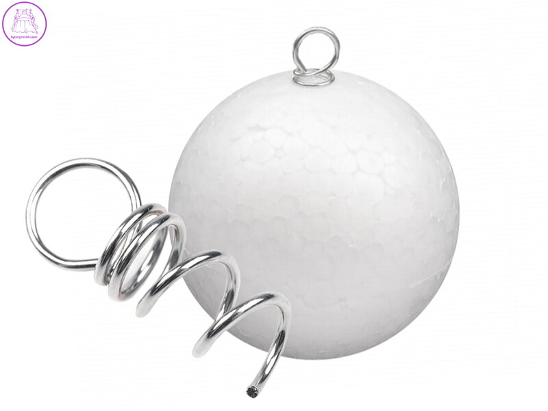 Očko na polystyrenové ozdoby 1x3 cm