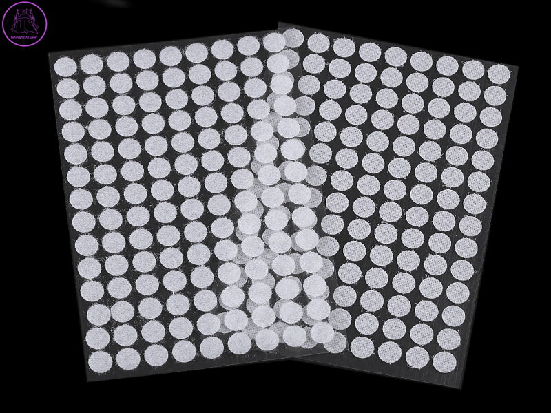 Suchý zip samolepicí kolečka Ø10 mm