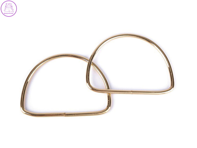 Kovová ucha na tašky 7,5x10,7 cm