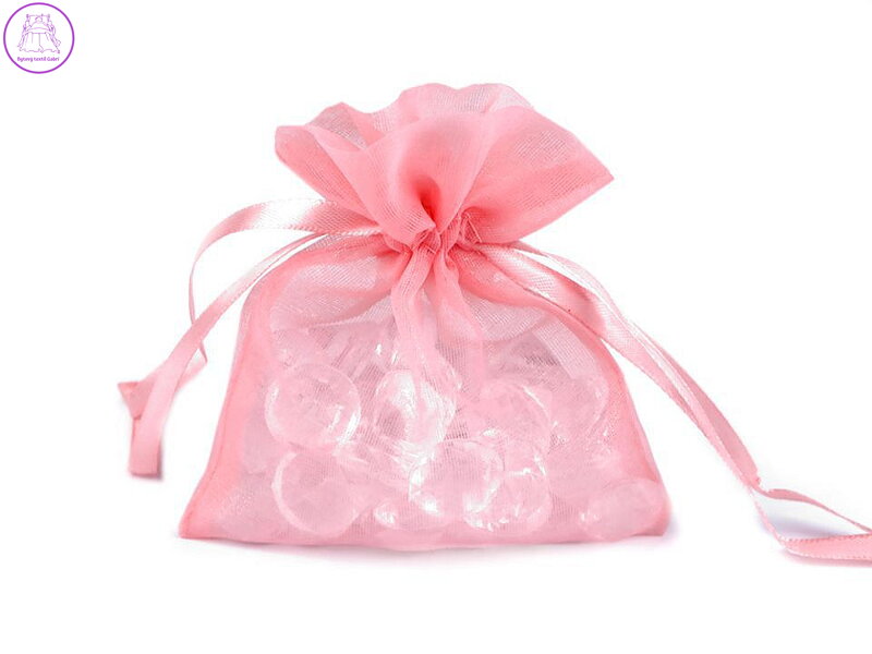 Dárkový pytlík 8x10,5 cm organza shine
