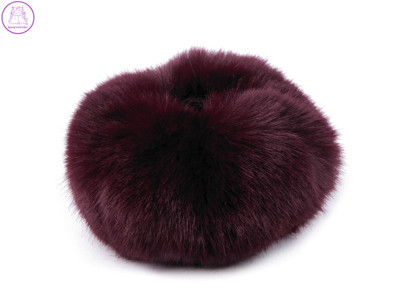 Kožešinová manžeta na rukáv šíře 10 cm pružná