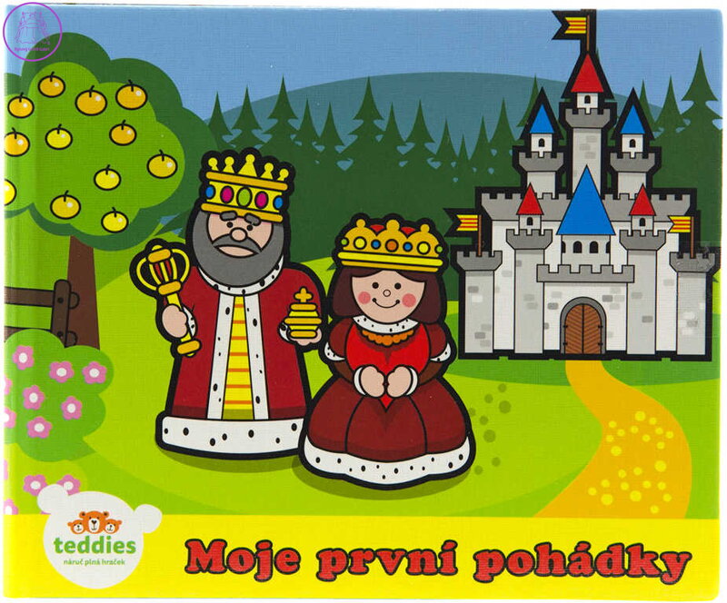 Knížka baby Moje první pohádky 14x11cm leporelo pro miminko