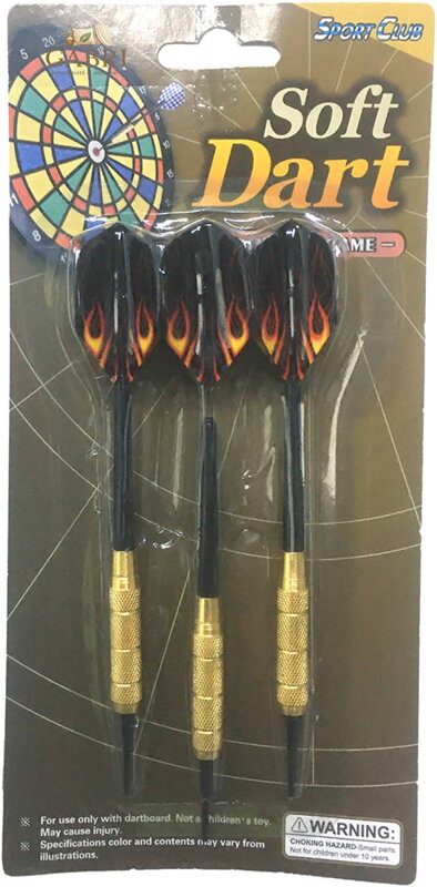 BROTHER Šipky závodní 16g s plastovými hroty set 3ks na kartě