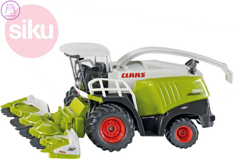 SIKU Žací stroj model Claas Jaguar 960 kombajn 1:32 na pole kovový 1993