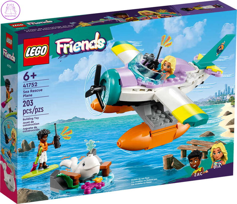 LEGO FRIENDS Záchranářský hydroplán 41752 STAVEBNICE