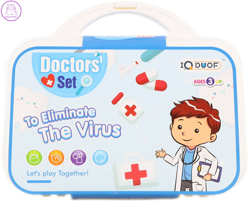 Zubař doktorská sada dětské lékařské potřeby v kufříku plast